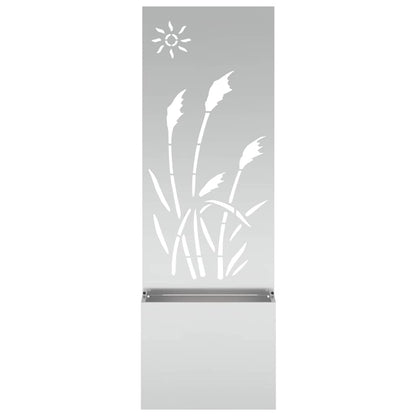 Schermo per privacy in giardino Traforo Argento 50 x 140 cm
