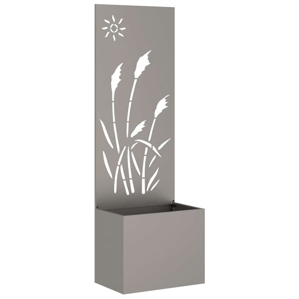 Schermo per privacy in giardino Traforo Ruggine 50 x 140 cm