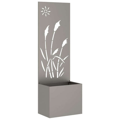 Schermo per privacy in giardino Traforo Ruggine 50 x 140 cm
