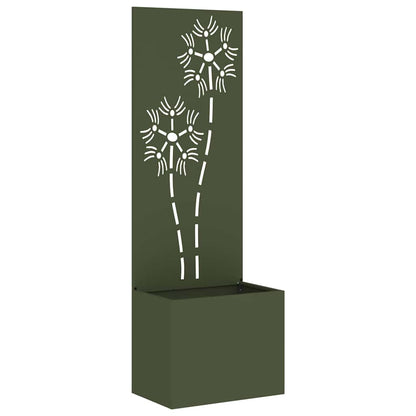 Schermo per privacy in giardino Oliver verde 50 x 140 cm
