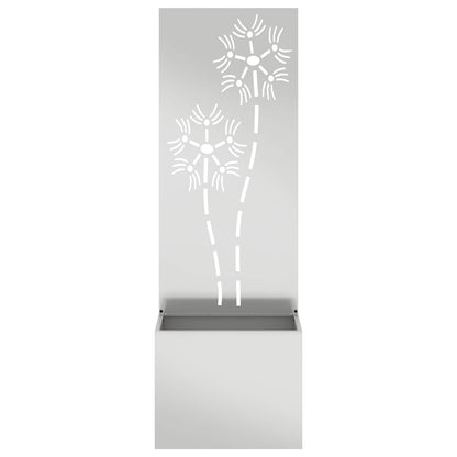 Schermo per privacy in giardino Argento 50 x 32 x 150 cm