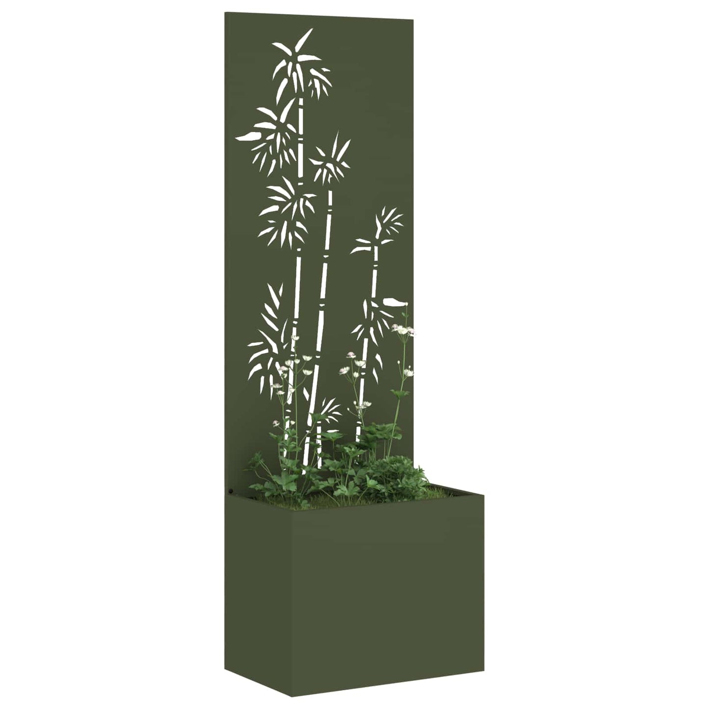 Schermo per privacy in giardino Oliver verde 50 x 140 cm