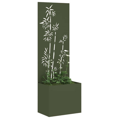 Schermo per privacy in giardino Oliver verde 50 x 140 cm