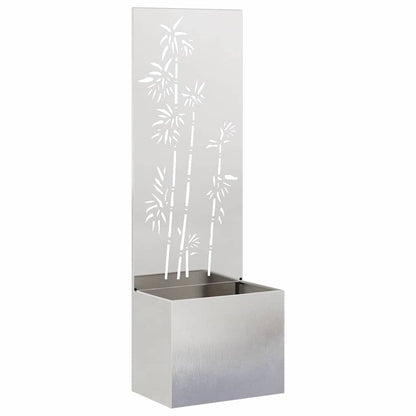 Schermo per privacy in giardino Floreale Argento 50 x 140 cm