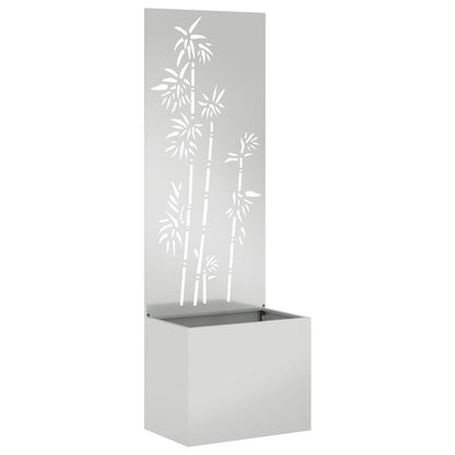 Schermo per privacy in giardino Floreale Argento 50 x 140 cm