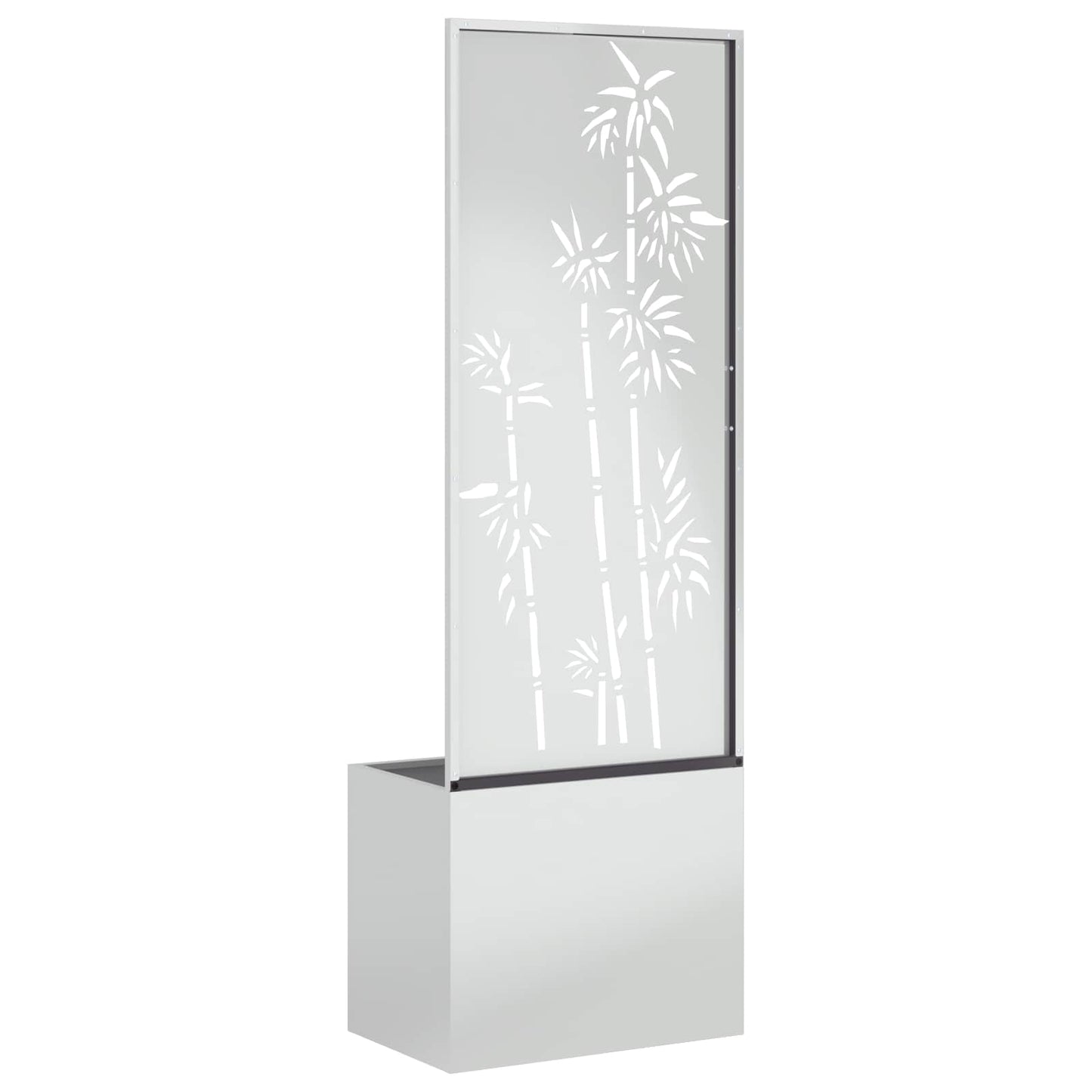 Schermo per privacy in giardino Floreale Argento 50 x 140 cm