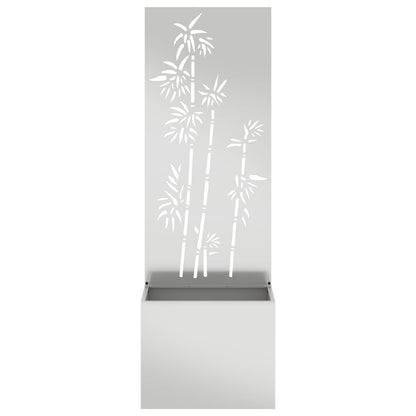 Schermo per privacy in giardino Floreale Argento 50 x 140 cm