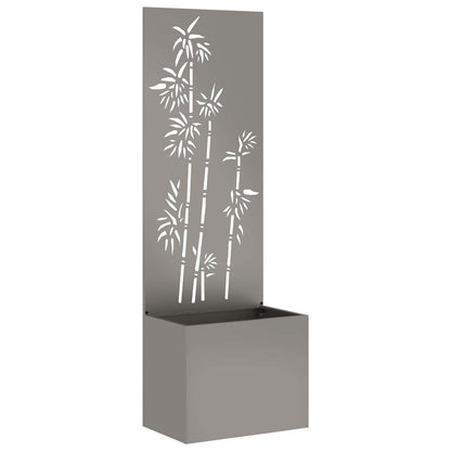 Schermo per privacy in giardino Floreale Ruggine 50 x 140 cm