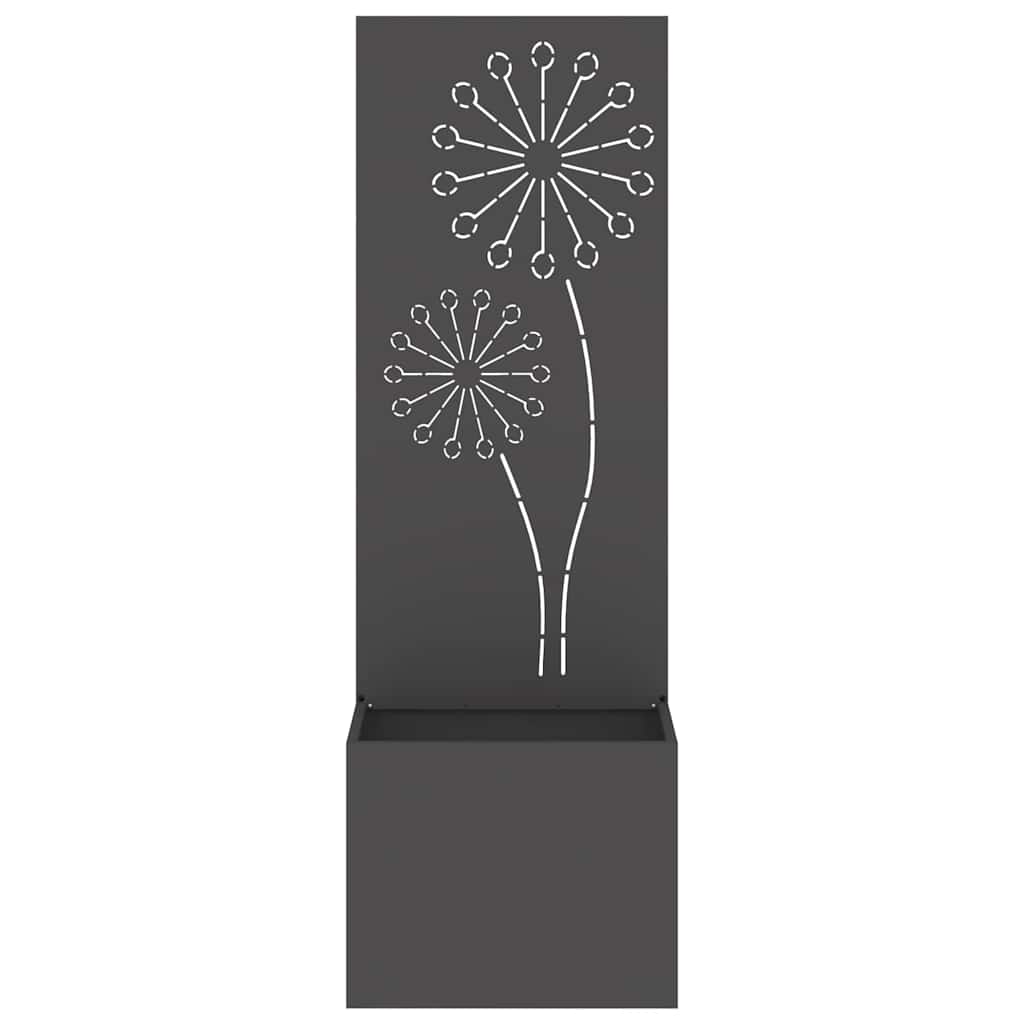 Schermo per privacy in giardino Traforo Nero 50 x 140 cm