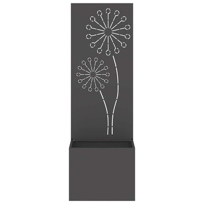 Schermo per privacy in giardino Traforo Nero 50 x 140 cm