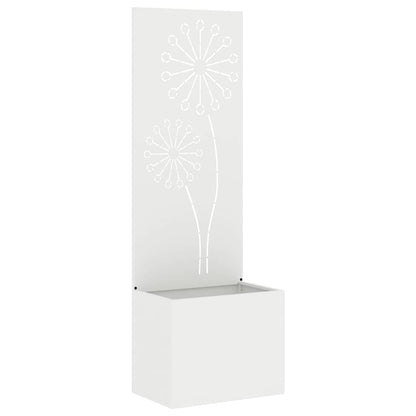 Schermo per privacy in giardino Traforo Bianco 50 x 140 cm