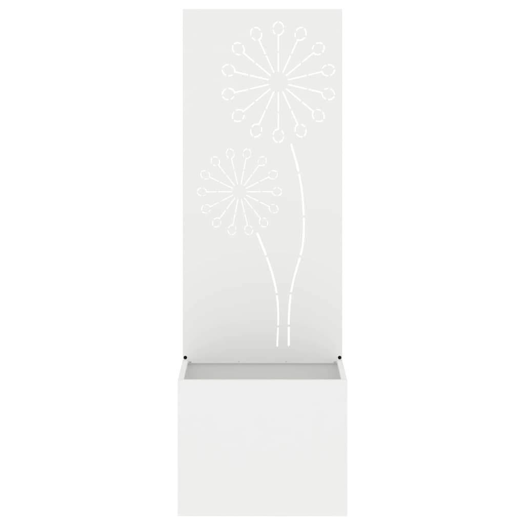 Schermo per privacy in giardino Traforo Bianco 50 x 140 cm