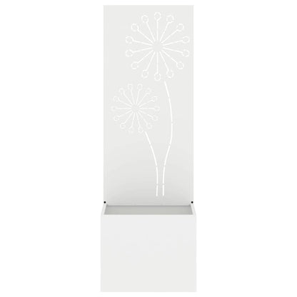 Schermo per privacy in giardino Traforo Bianco 50 x 140 cm