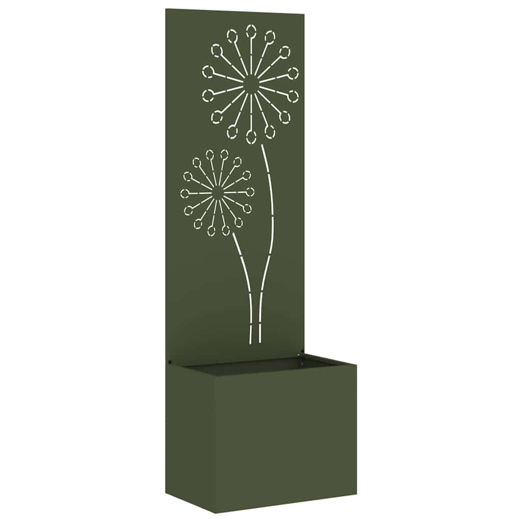 Schermo per privacy in giardino Oliver verde 50 x 140 cm