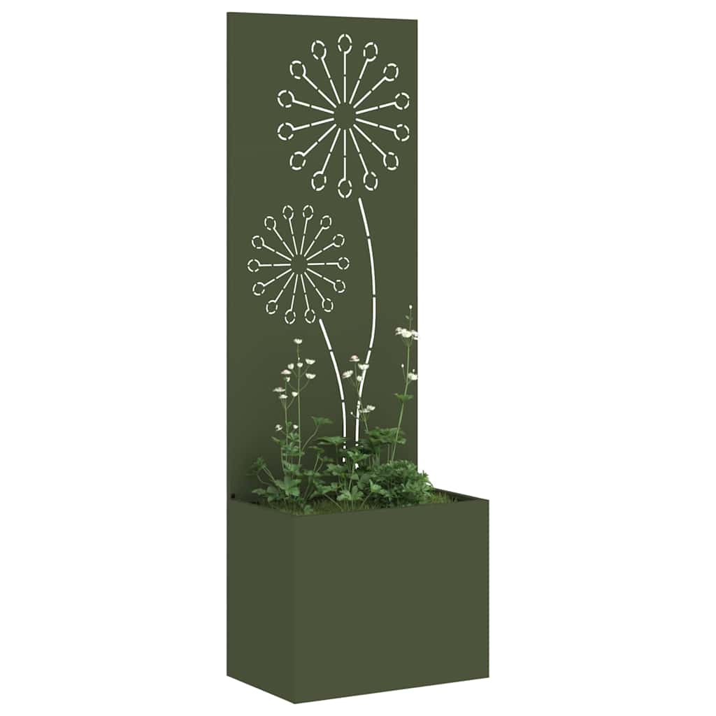 Schermo per privacy in giardino Oliver verde 50 x 140 cm