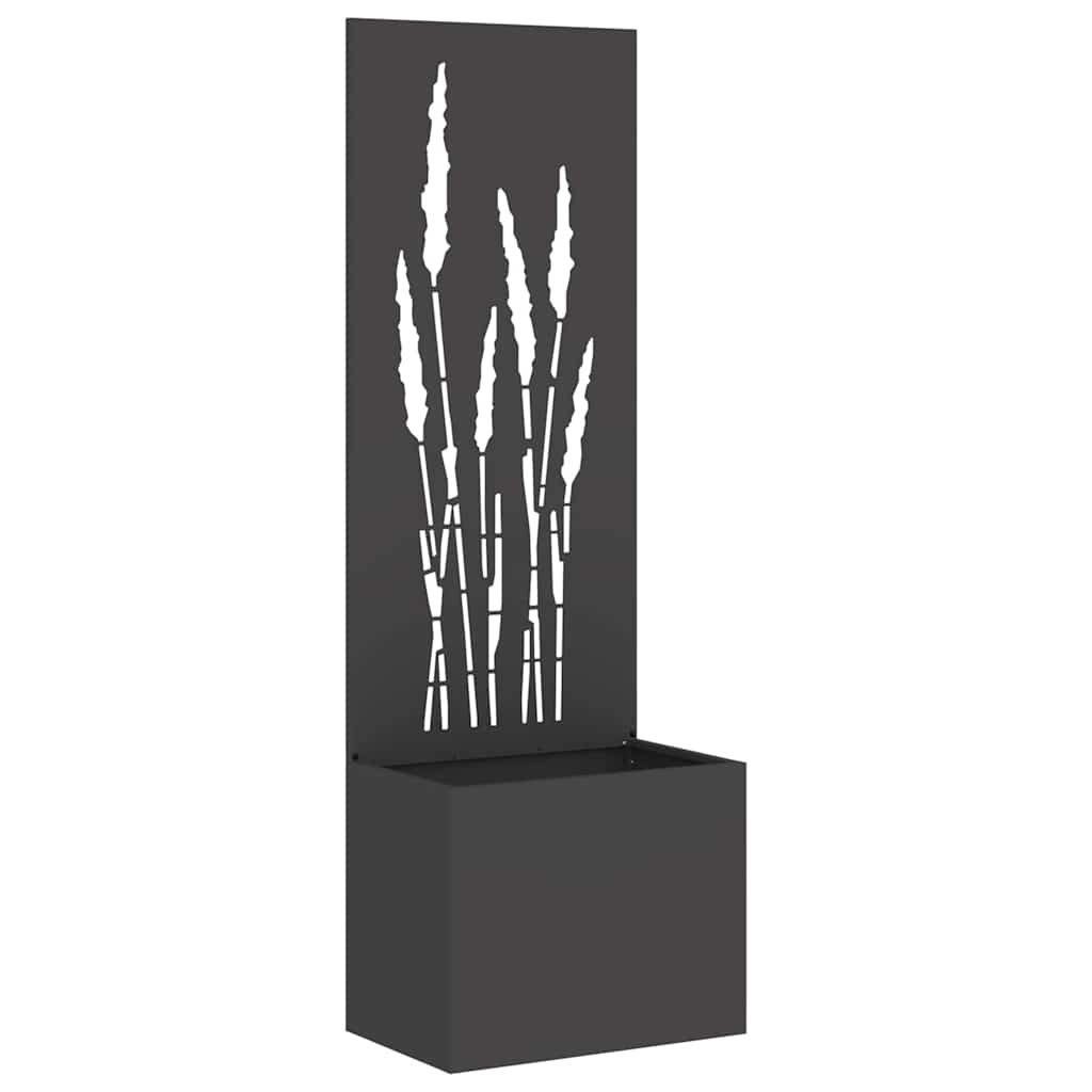 Schermo per privacy in giardino Traforo Nero 50 x 140 cm