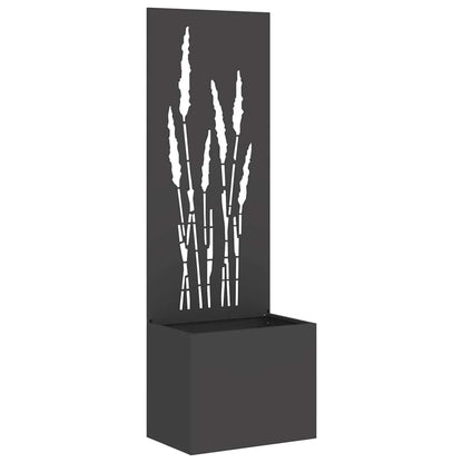 Schermo per privacy in giardino Traforo Nero 50 x 140 cm