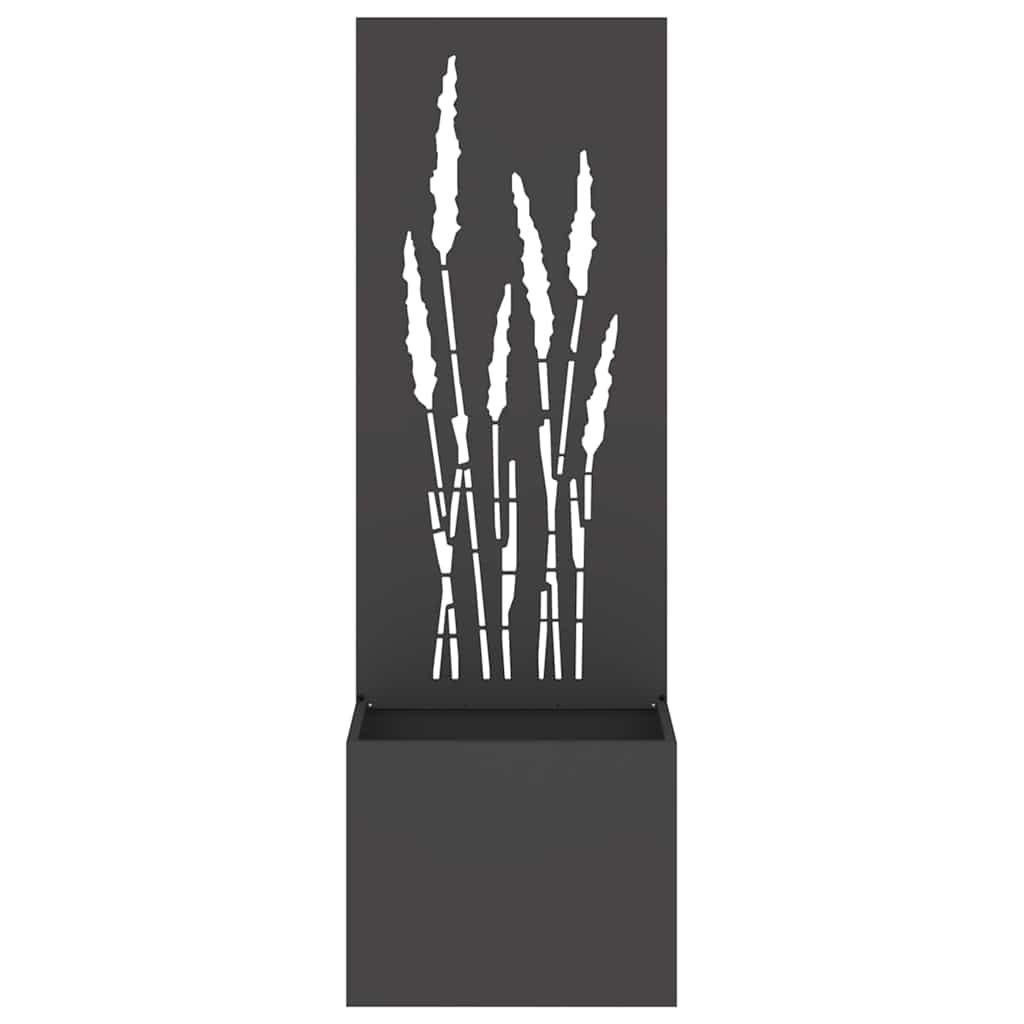 Schermo per privacy in giardino Traforo Nero 50 x 140 cm