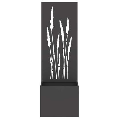 Schermo per privacy in giardino Traforo Nero 50 x 140 cm
