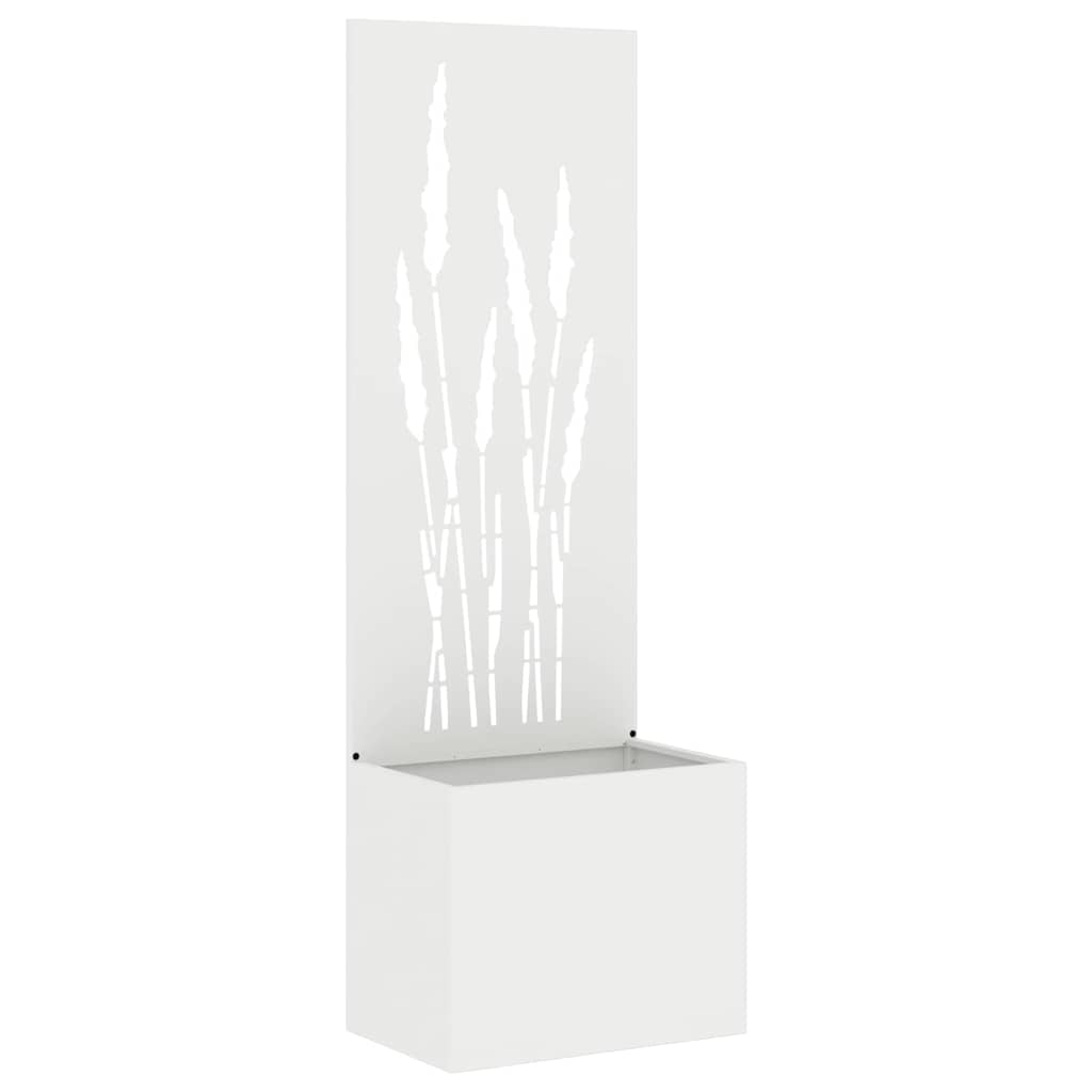 Schermo per privacy in giardino Traforo Bianco 50 x 140 cm