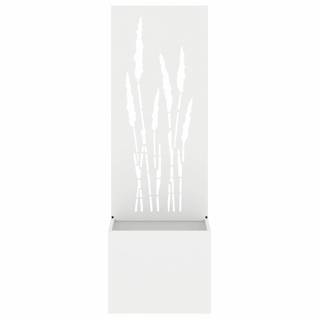 Schermo per privacy in giardino Traforo Bianco 50 x 140 cm