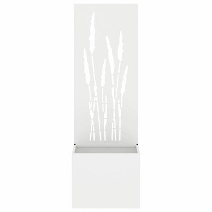 Schermo per privacy in giardino Traforo Bianco 50 x 140 cm