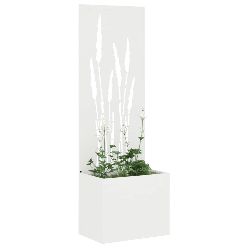 Schermo per privacy in giardino Traforo Bianco 50 x 140 cm