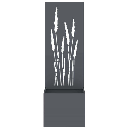 Schermo per privacy in giardino Traforo Antracite 50 x 140 cm