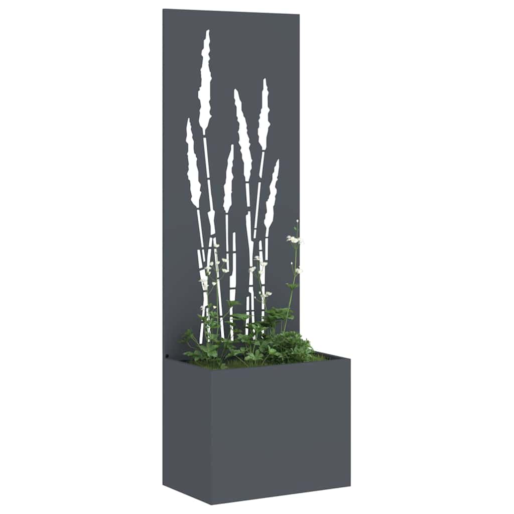 Schermo per privacy in giardino Traforo Antracite 50 x 140 cm
