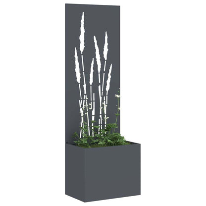 Schermo per privacy in giardino Traforo Antracite 50 x 140 cm