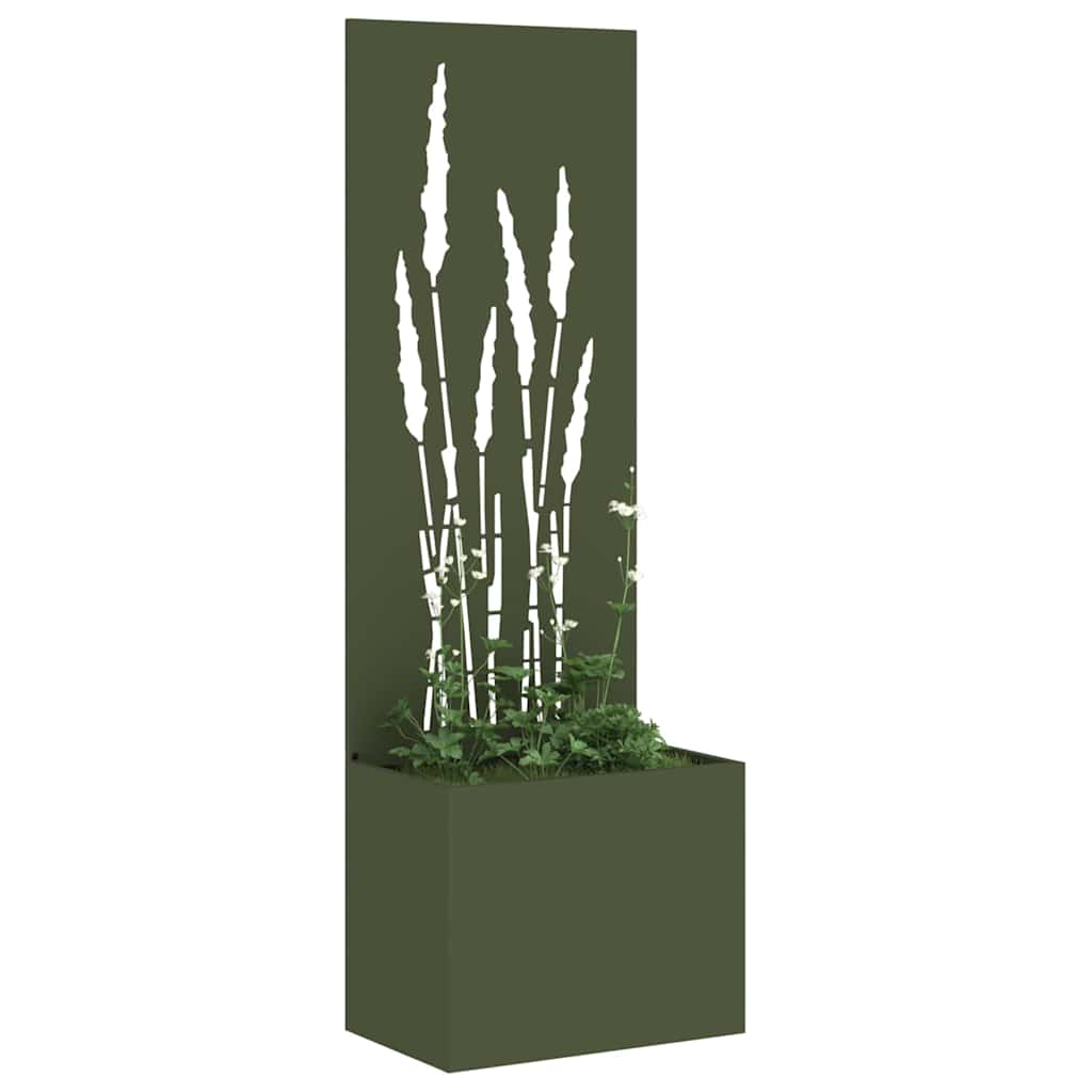 Schermo per privacy in giardino Oliver verde 50 x 140 cm