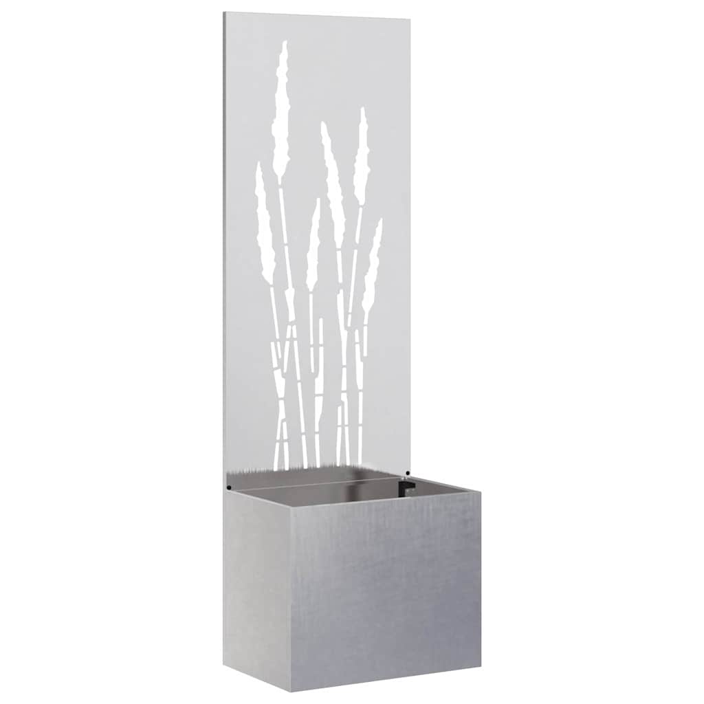 Schermo per privacy in giardino Traforo Argento 50 x 140 cm