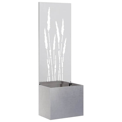 Schermo per privacy in giardino Traforo Argento 50 x 140 cm