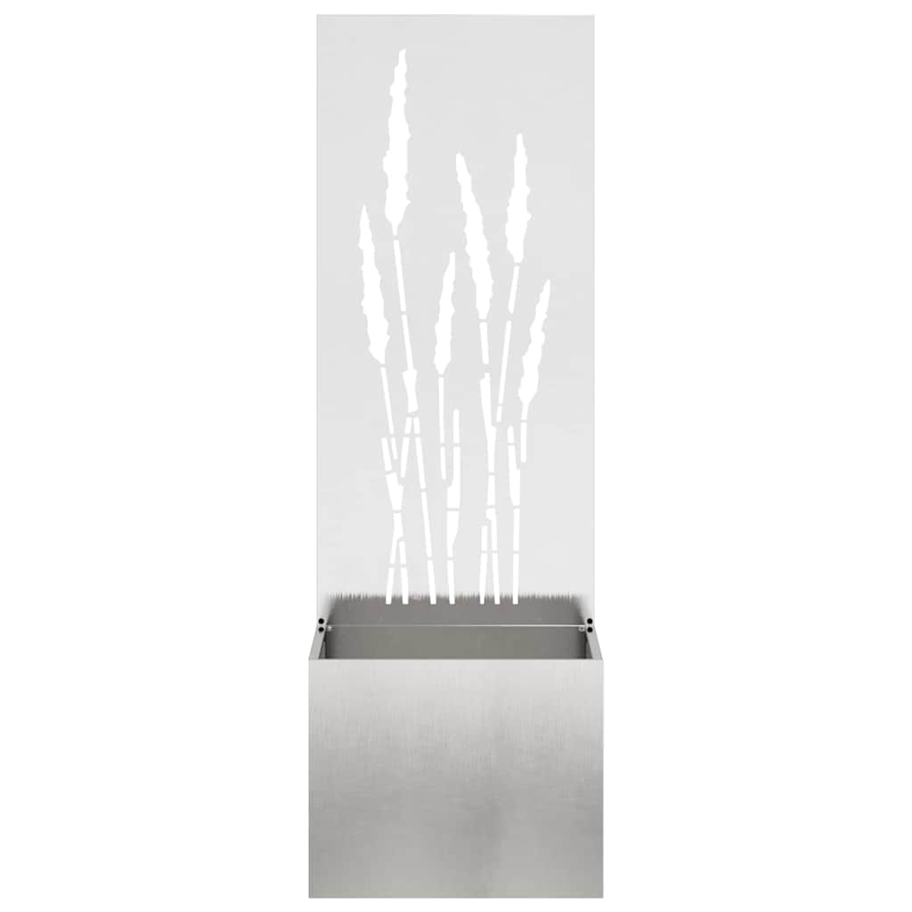 Schermo per privacy in giardino Traforo Argento 50 x 140 cm