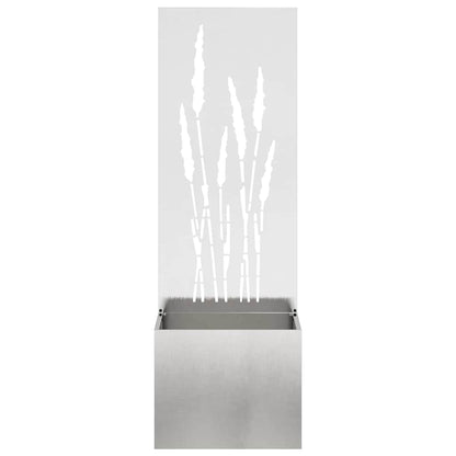 Schermo per privacy in giardino Traforo Argento 50 x 140 cm