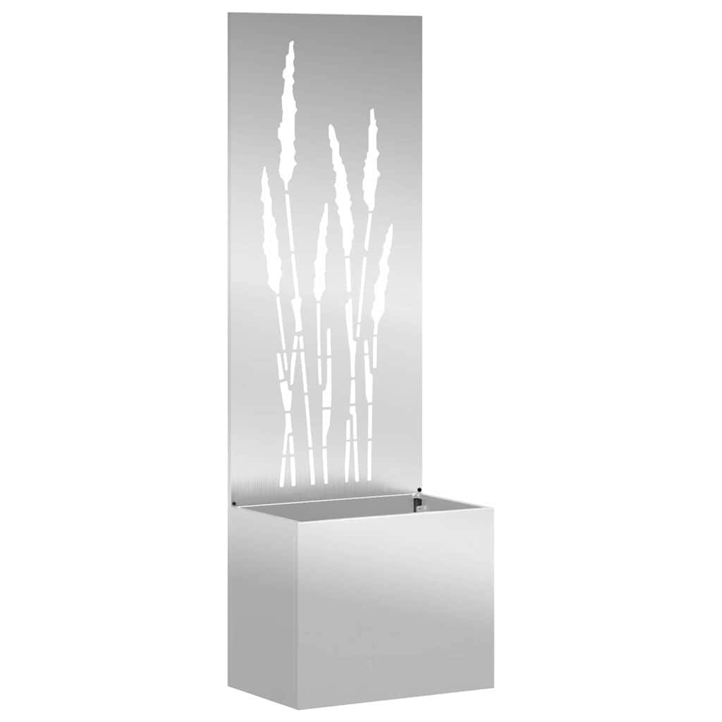 Schermo per privacy in giardino Traforo Argento 50 x 140 cm