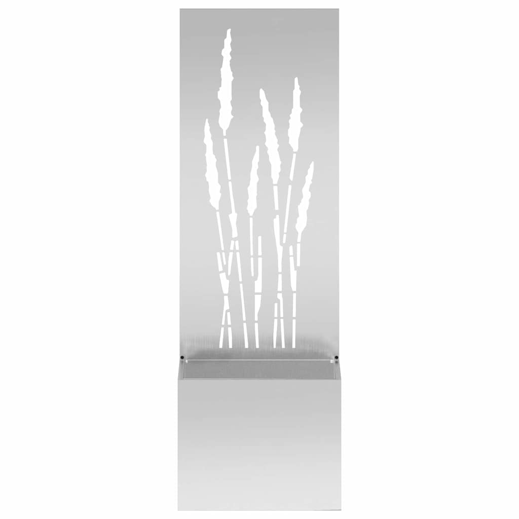 Schermo per privacy in giardino Traforo Argento 50 x 140 cm