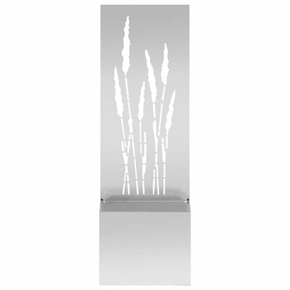 Schermo per privacy in giardino Traforo Argento 50 x 140 cm