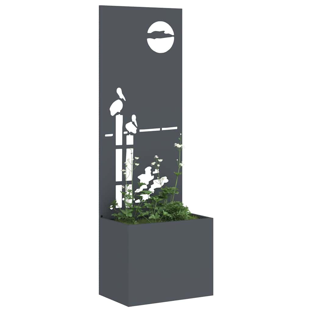 Schermo per privacy in giardino Traforo Antracite 50 x 140 cm