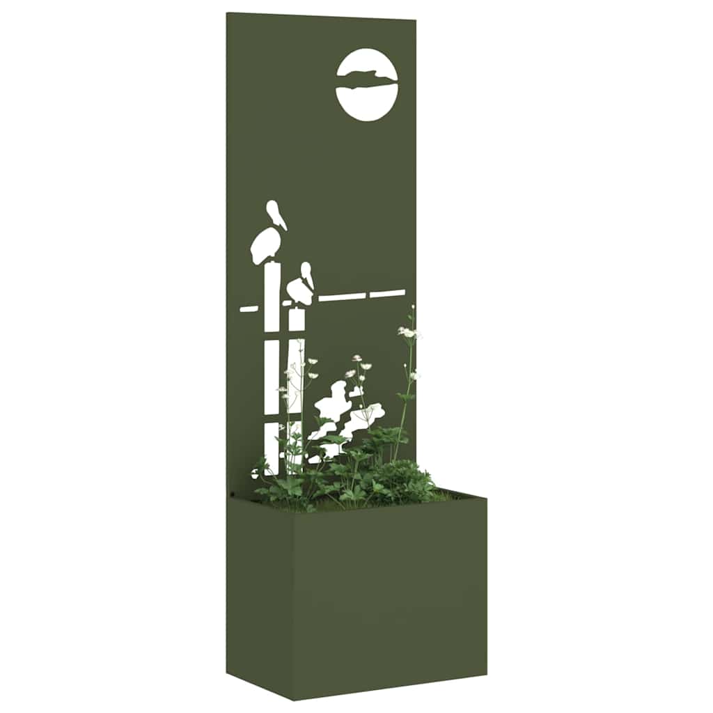 Schermo per privacy in giardino Oliver verde 50 x 140 cm