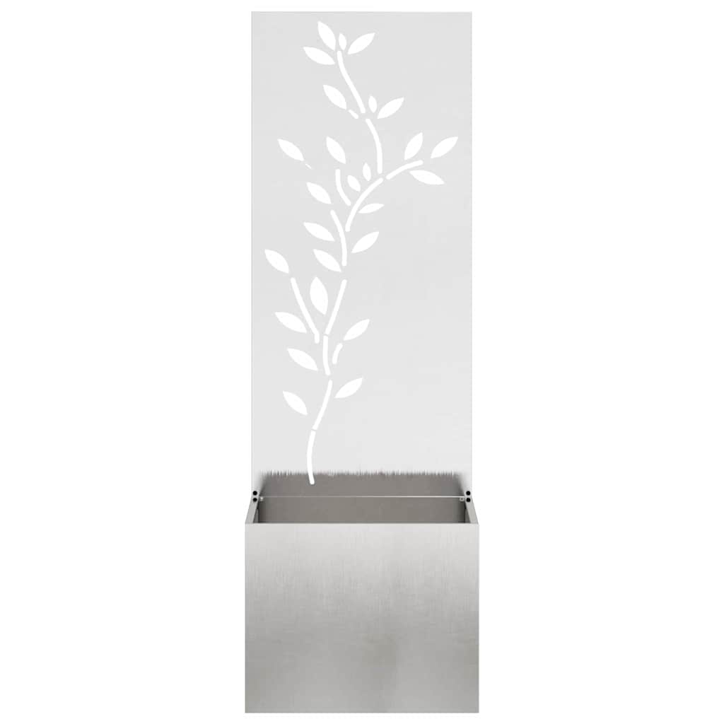 Schermo per privacy in giardino Floreale Argento 50 x 140 cm