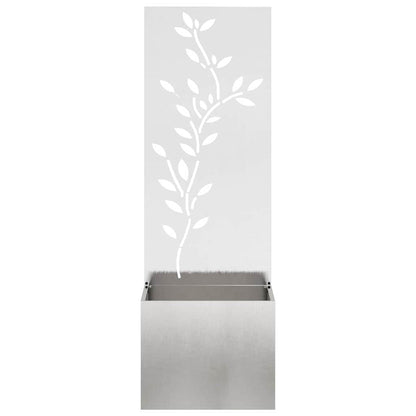 Schermo per privacy in giardino Floreale Argento 50 x 140 cm