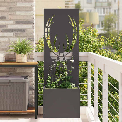 Schermo per privacy in giardino Stampa animale Nero 50 x 140 cm