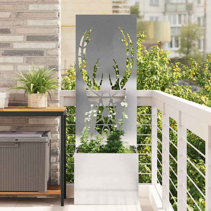 Schermo per privacy in giardino Argento 50 x 140 cm