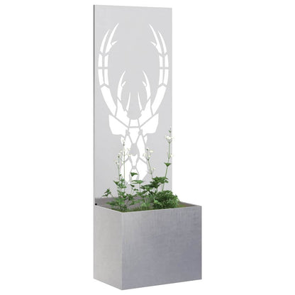 Schermo per privacy in giardino Argento 50 x 140 cm