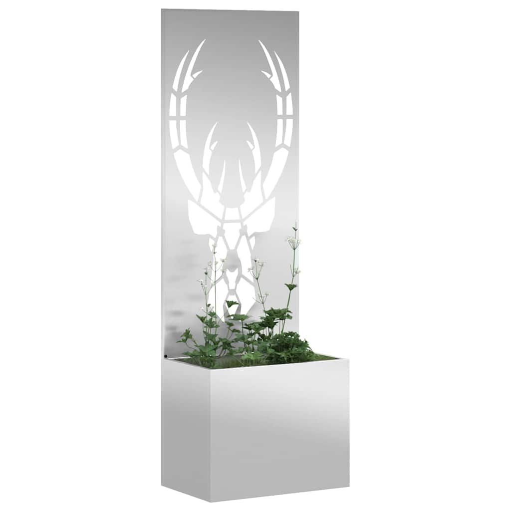 Schermo per privacy in giardino Argento 50 x 140 cm