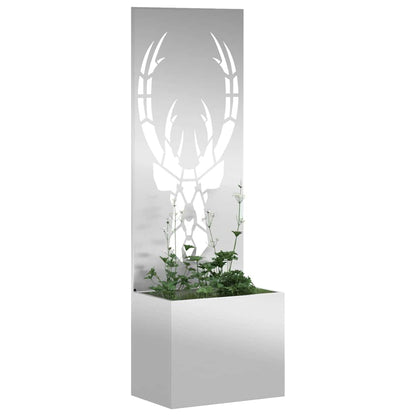 Schermo per privacy in giardino Argento 50 x 140 cm