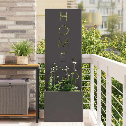 Schermo per privacy in giardino Traforo Nero 50 x 140 cm