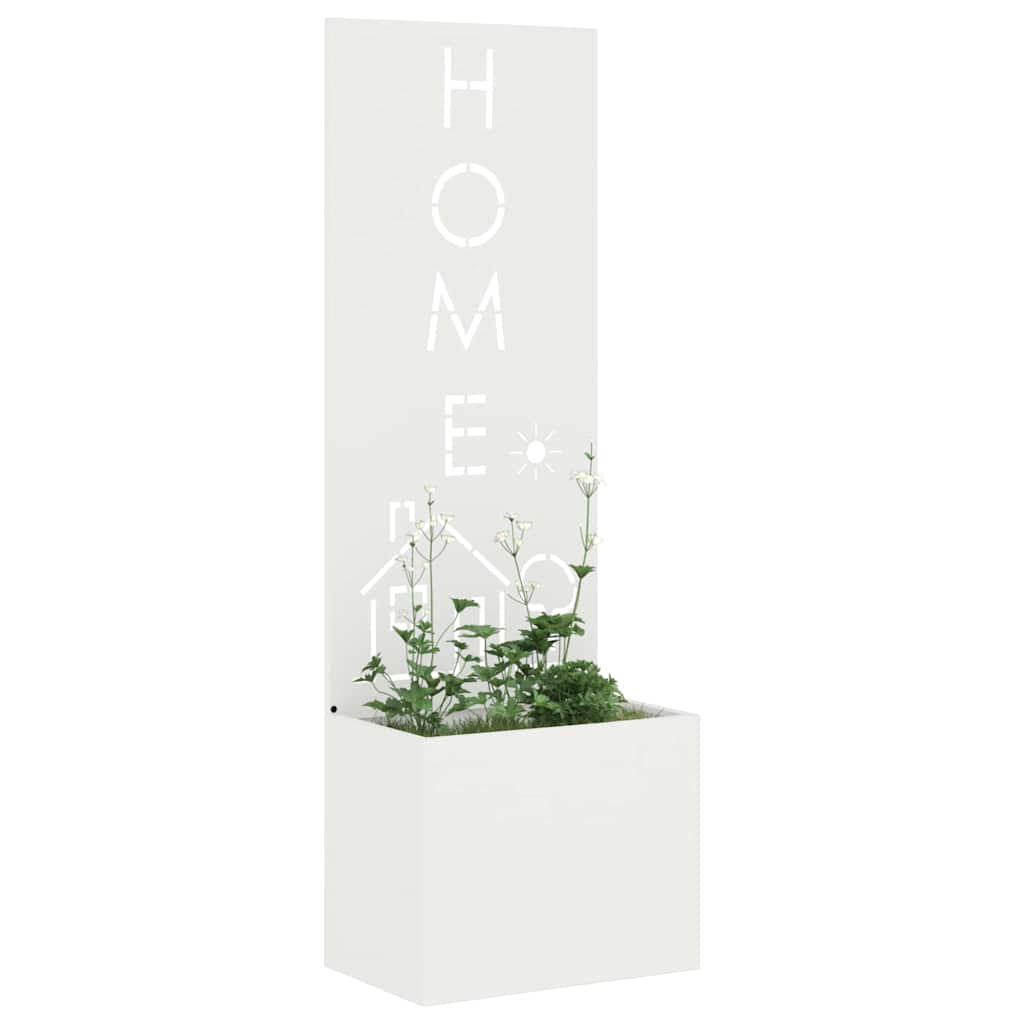 Schermo per privacy in giardino Traforo Bianco 50 x 140 cm
