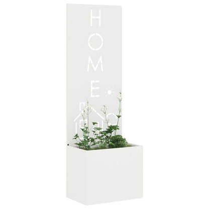 Schermo per privacy in giardino Traforo Bianco 50 x 140 cm